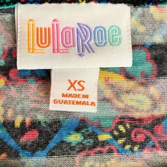 LuLaRoe Poly-Blend, Hi-Lo, Short Sleeve Top / SZ: XS / NWT - Picture 7 of 7
